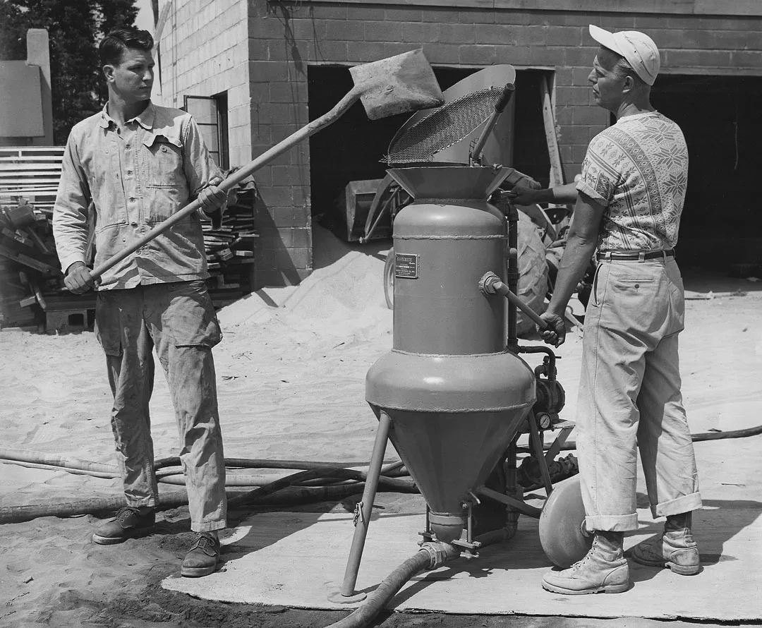 Blastcrete historical shotcrete photo Blastcrete historical shotcrete photo